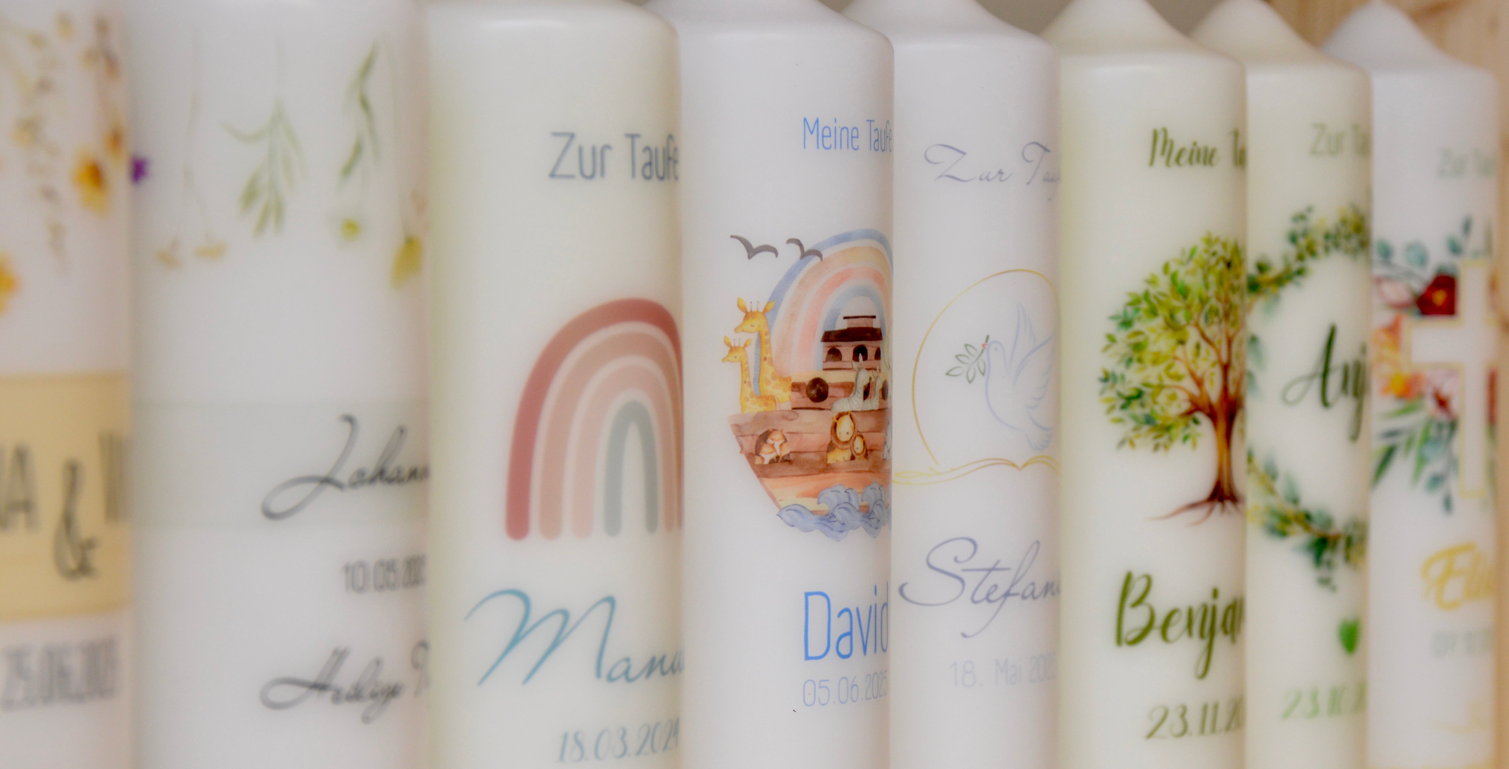 Taufkerzen – Motive und ihre Bedeutung: Das steckt hinter den Symbolen