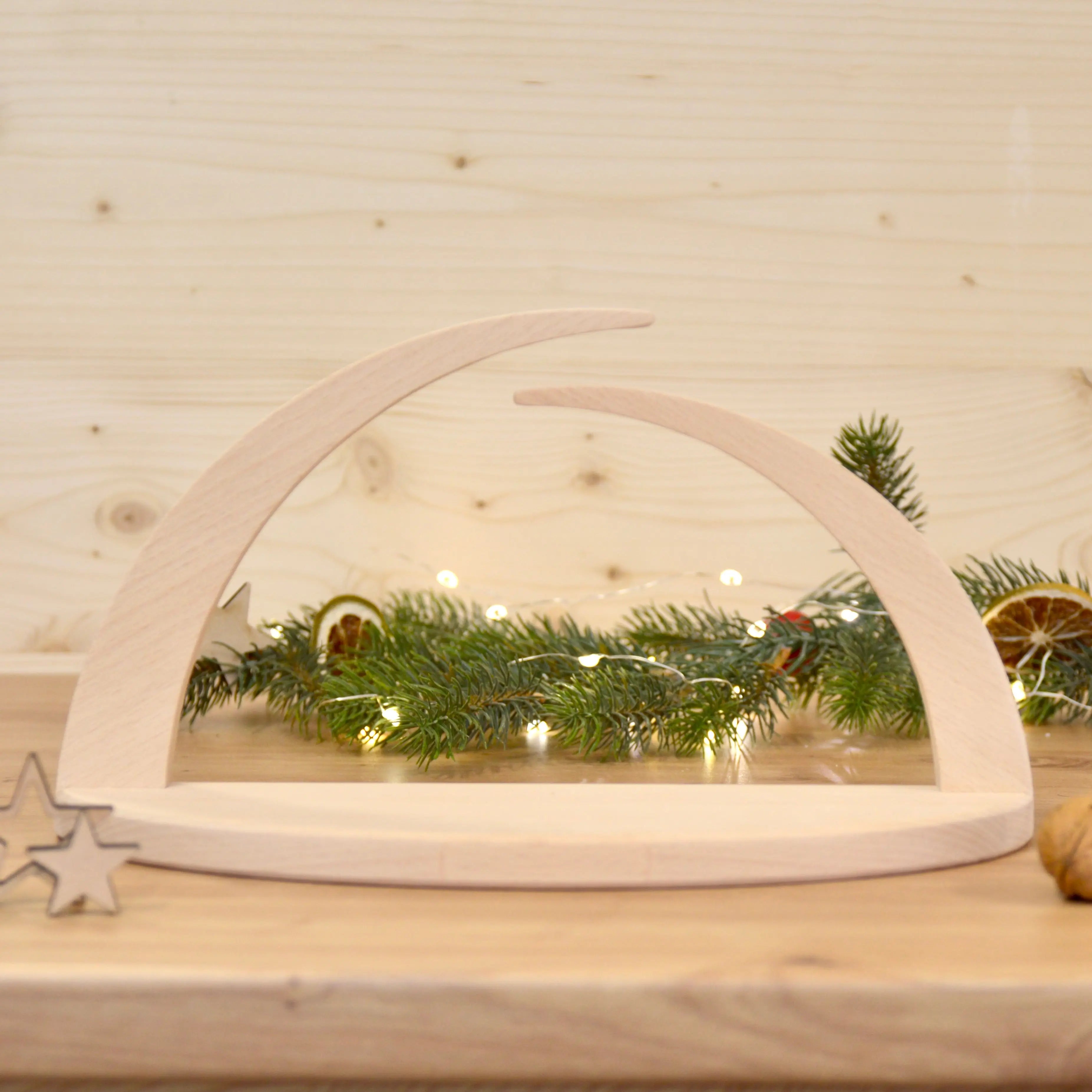 Zeitlose Weihnachtskrippe aus Buche Mein Shop