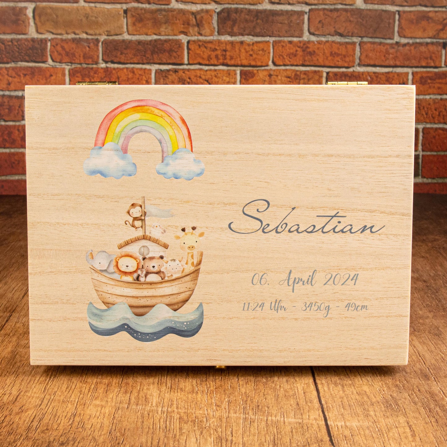 Erinnerungskiste zur Geburt, Geschenkbox zur Geburt, Geschenk zur Geburt, Taufe, Baby, Geschenk für Eltern, Erinnerungsbox Baby