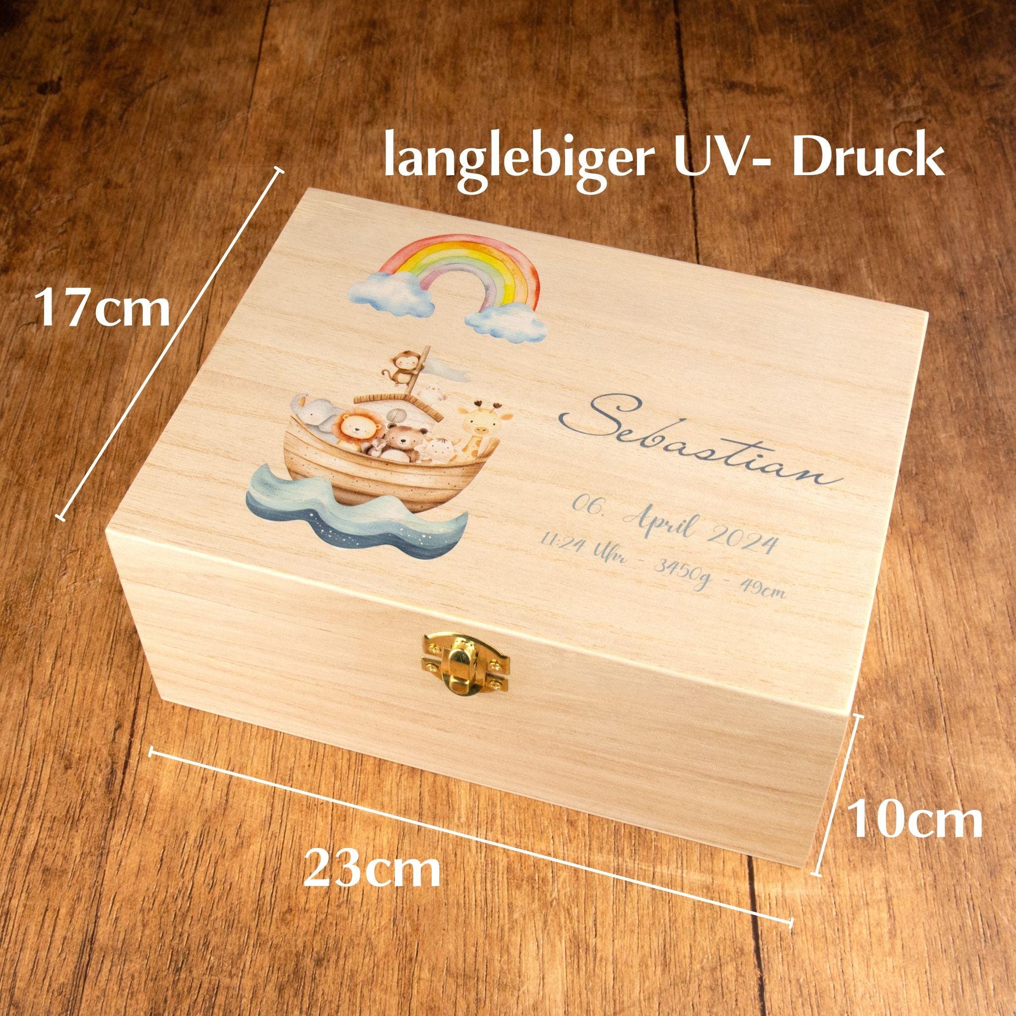 Erinnerungskiste zur Geburt, Geschenkbox zur Geburt, Geschenk zur Geburt, Taufe, Baby, Geschenk für Eltern, Erinnerungsbox Baby