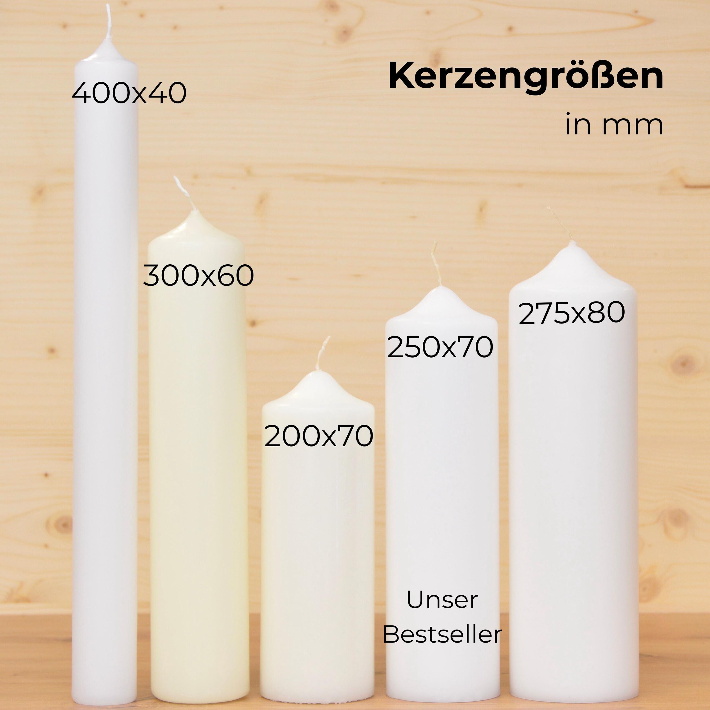 personalisierte Taufkerze Fisch - Felix - Fischsymbol - Ichths - Zur Taufe