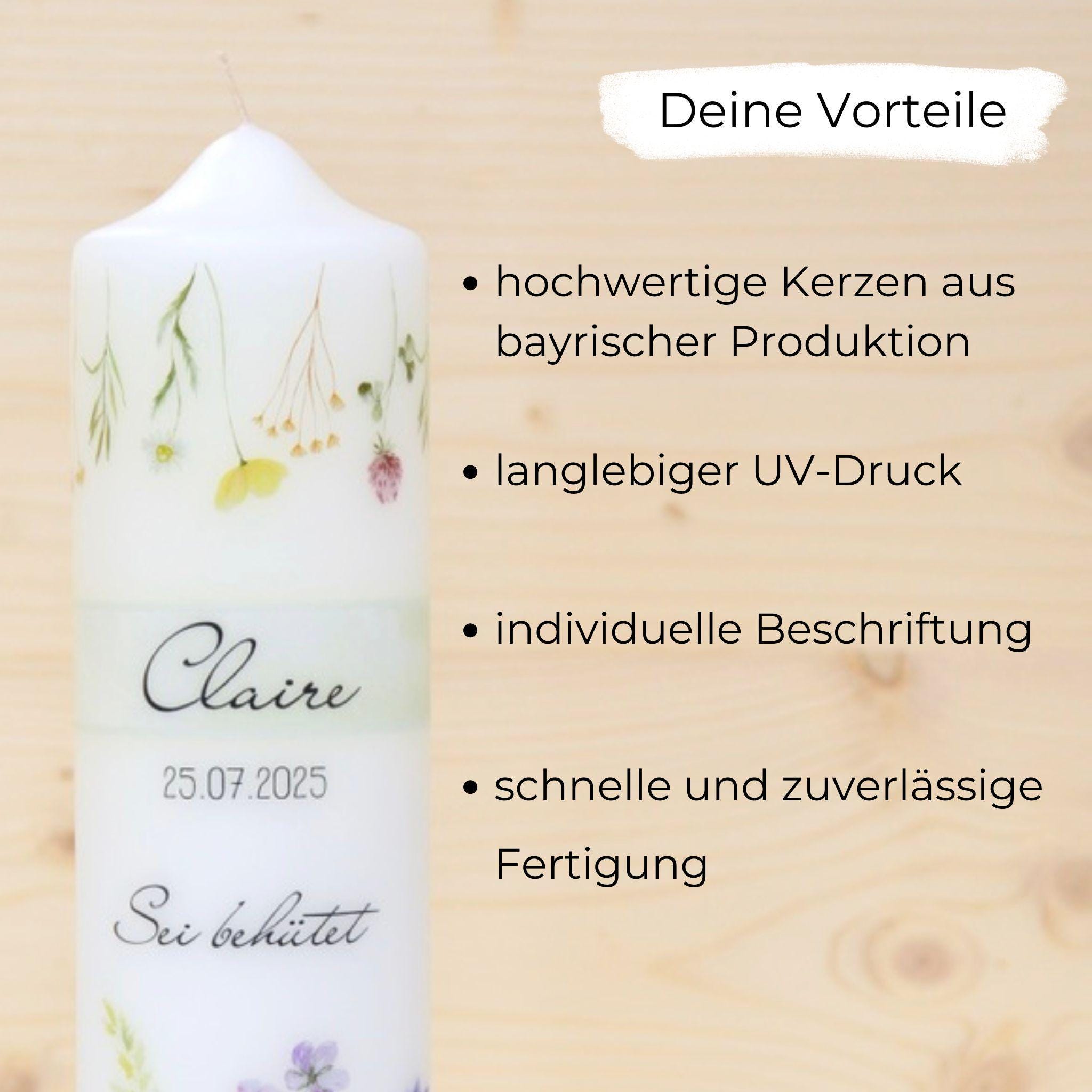 4 Adventskerzen mit süßen Wichtelmotiven – Weihnachtskerzen Set für Adventskranz | Handgemacht | Wichtel Deko | Geschenkidee Weihnachten