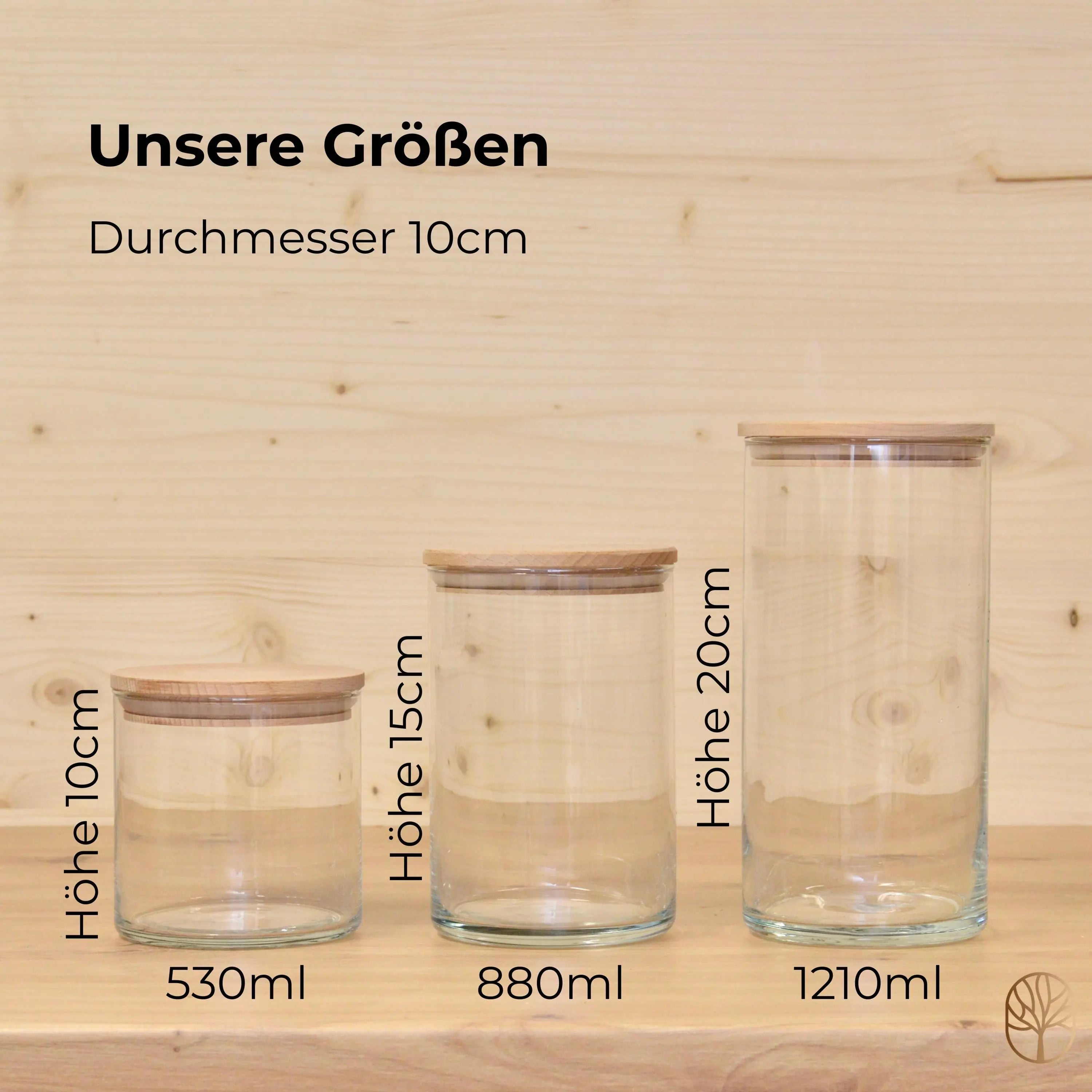 Aufbewahrungsglas "Ein Glas voller Glück" – Geschenkidee zum Geburtstag, Weihnachten, Hochzeit oder einfach so
