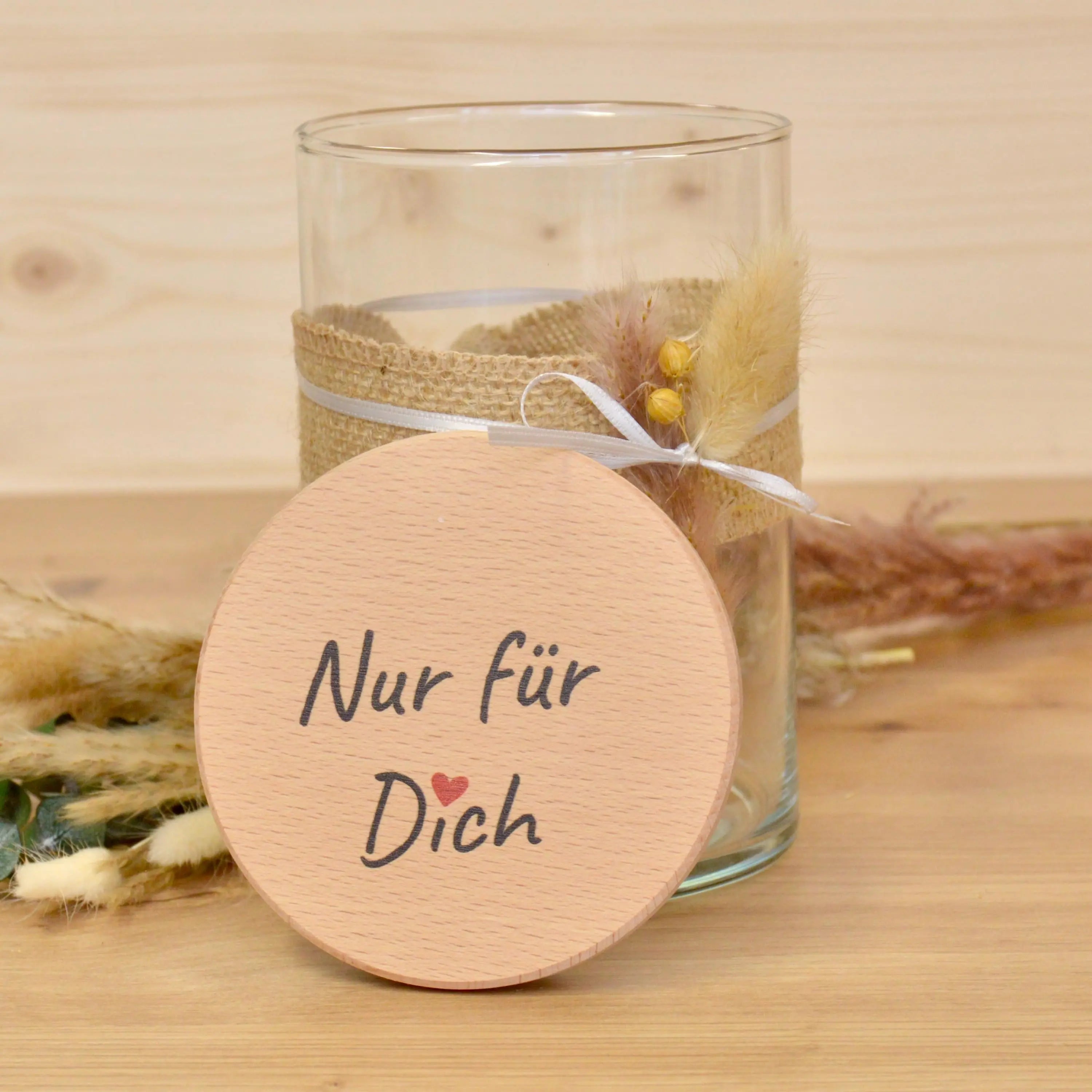 Aufbewahrungsglas "Nur für dich" – Geschenkidee zum Geburtstag, Weihnachten oder einfach so