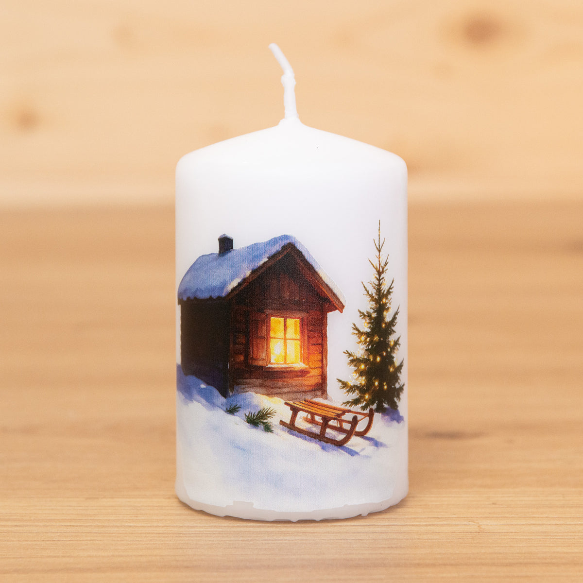 LichtBOTEN | Hütte im Schnee