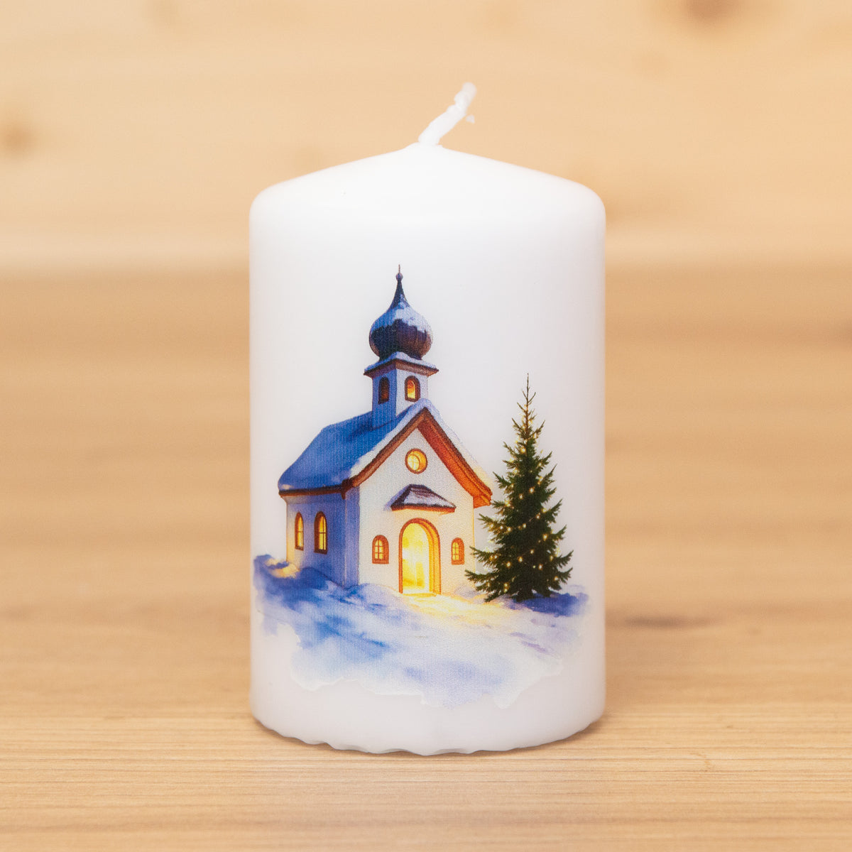 LichtBOTEN | Kapelle im Schnee