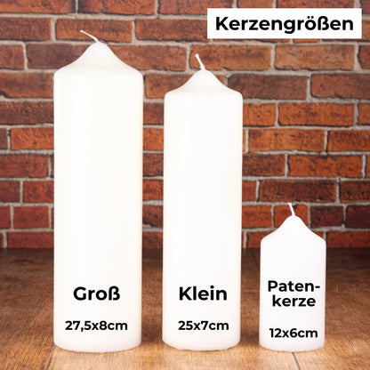 All-in-One Set zur Taufe + GRATIS Patenkerzen