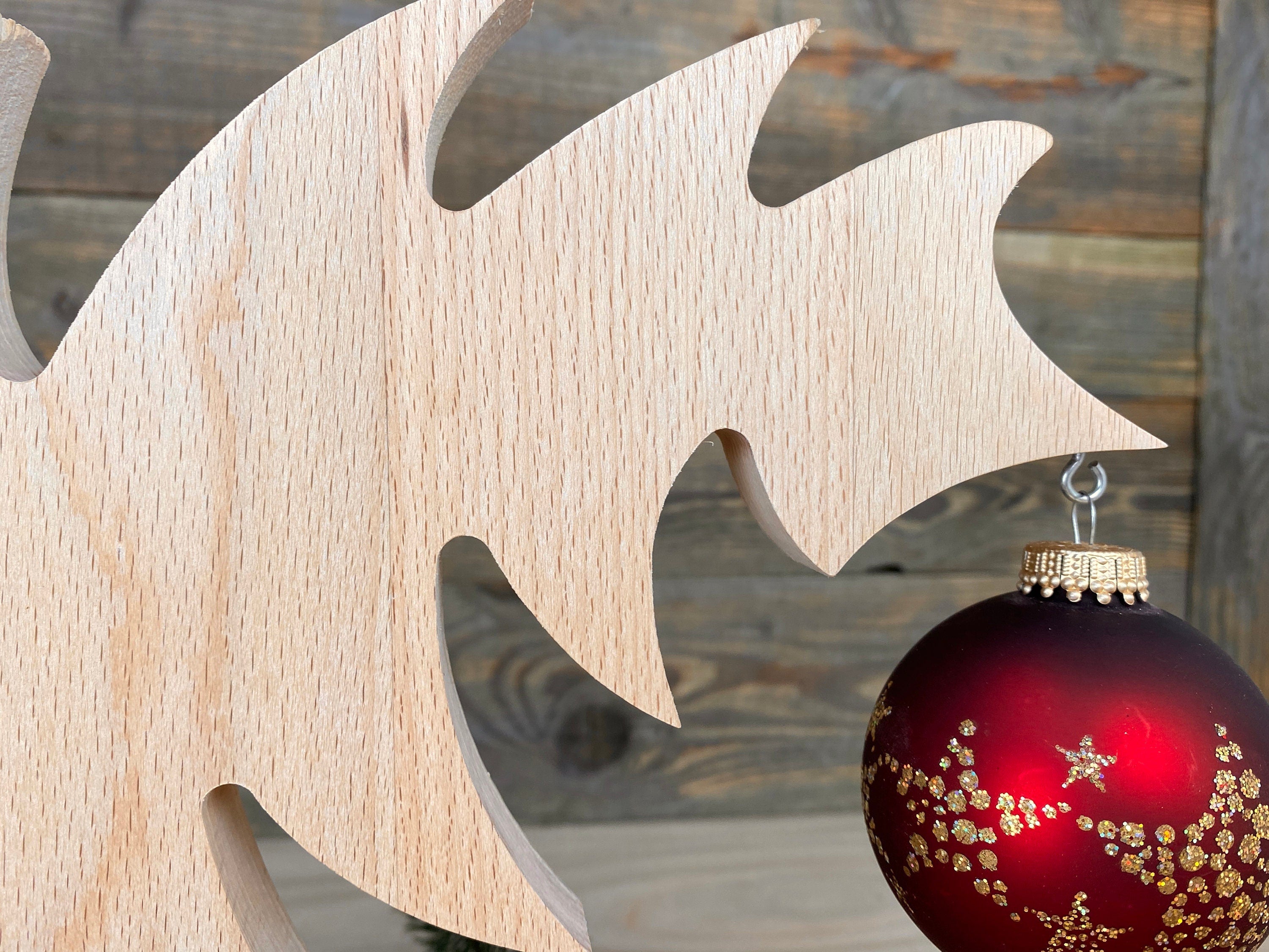 gebogener Tannenbaum für eine Kugel, Stern etc. - Christbaum - Weihnachtsdeko Hergestellt in Bayern