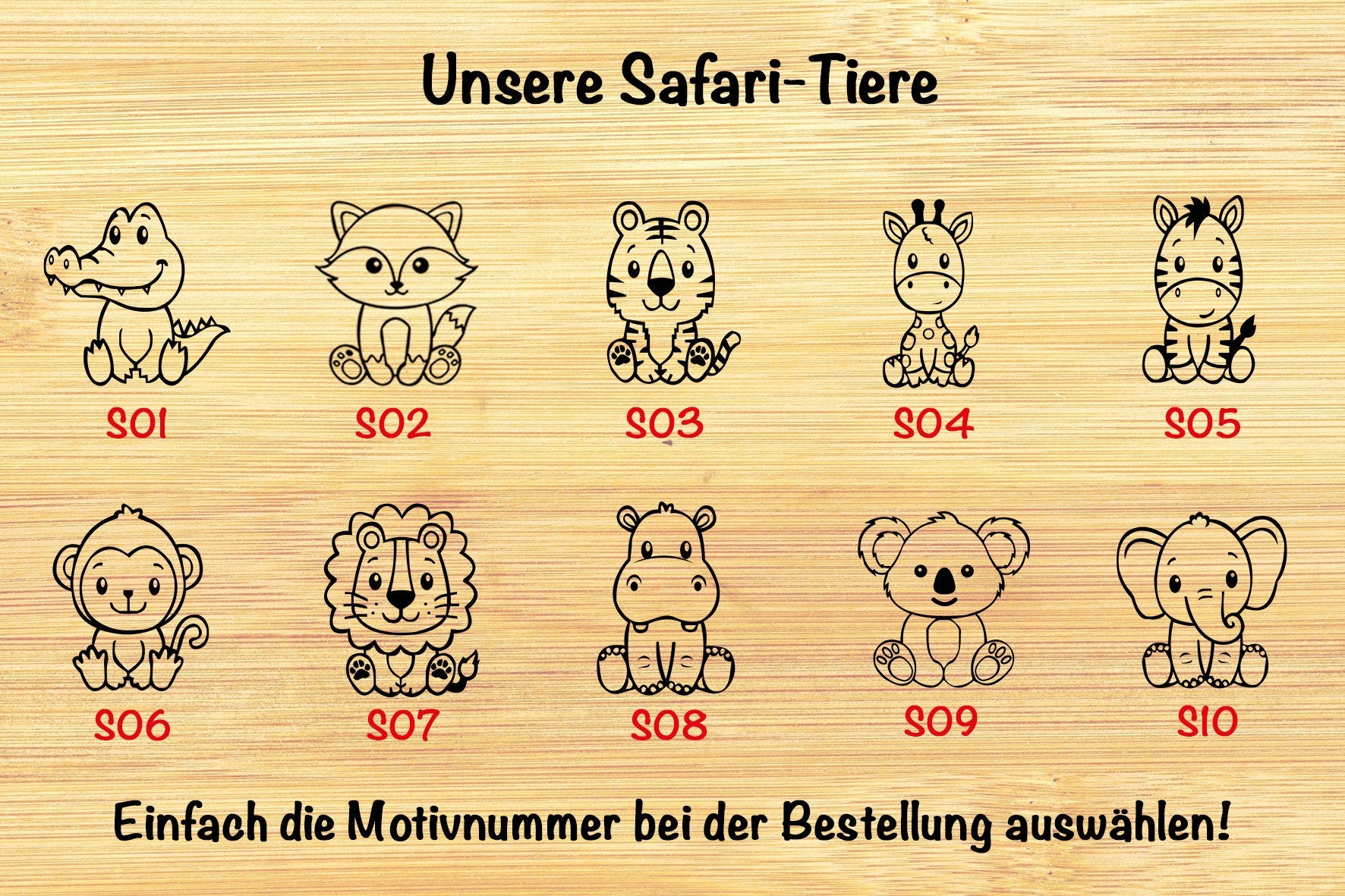 Frühstücksbrett Kinder personalisiert mit Name –Geschenk zur Geburt, Taufe, Weihnachten, Einschulung oder Geburtstag