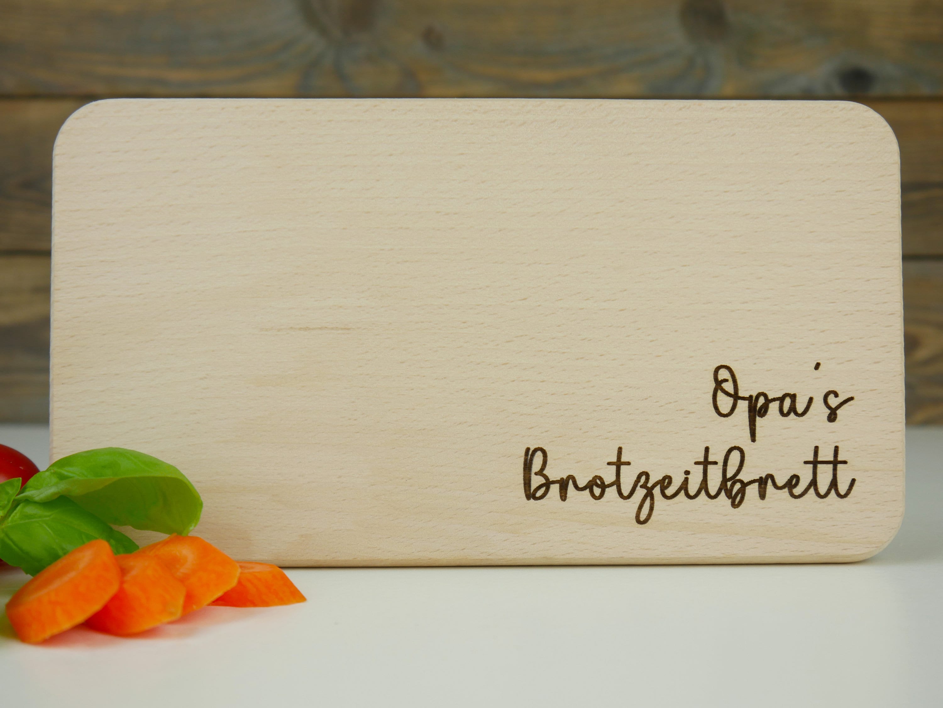 Schneidebrett personalisiert, Frühstücksbrett, Geschenk für Ihn, Geschenk für Sie, Geburtstag, Buchenholz, Weihnachten