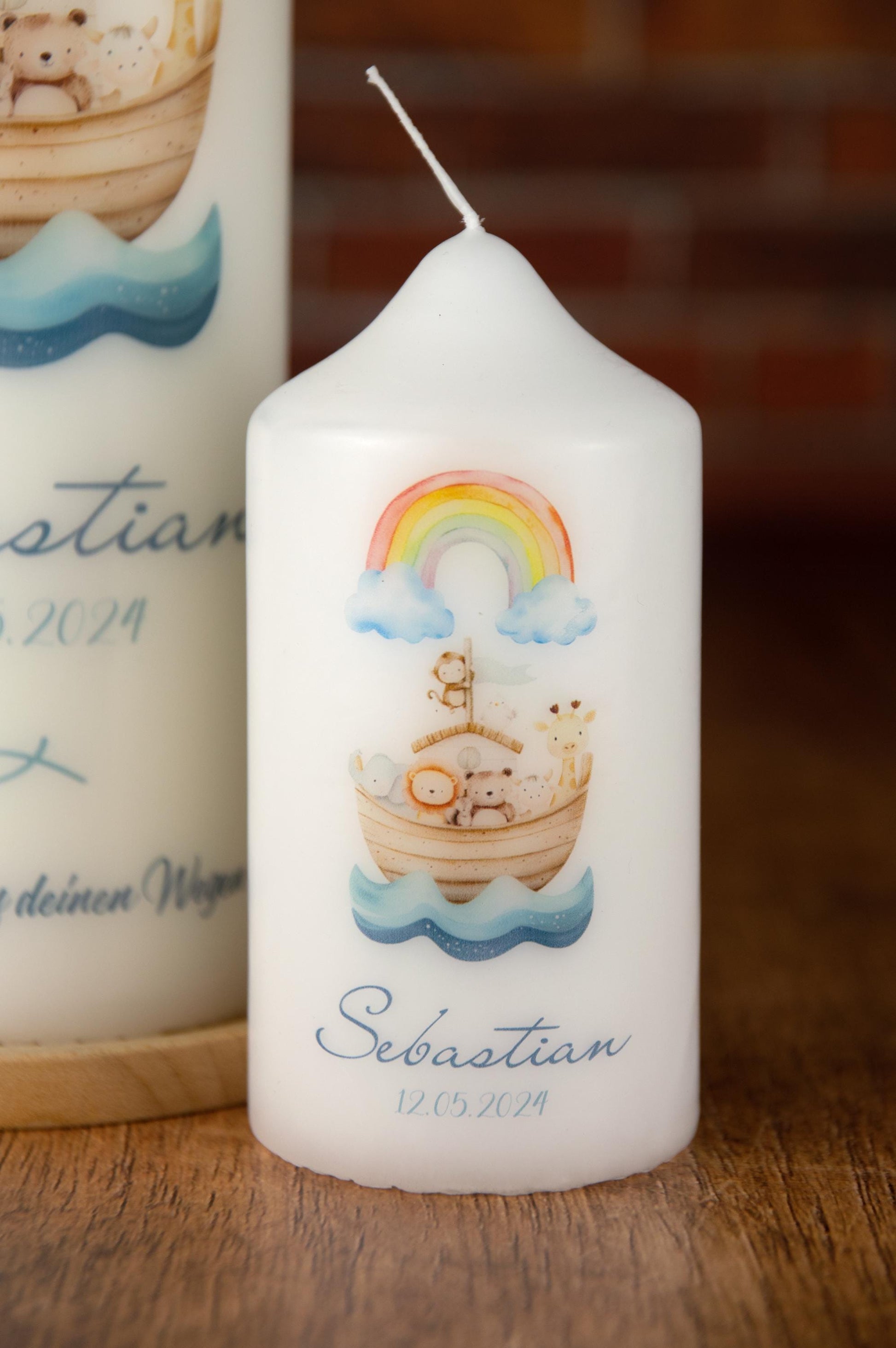 Patenkerze passend zu Tauf- und Hochzeitskerzen von Kerzen fürs Leben