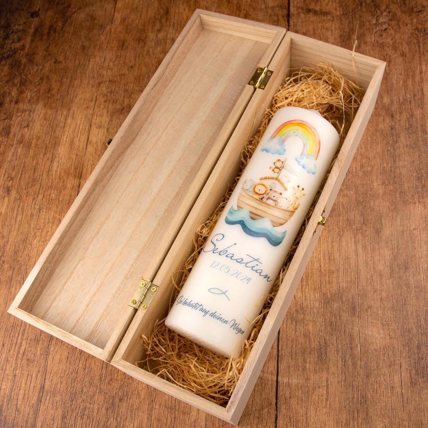 Erinnerungskiste passend zu Tauf- und Hochzeitskerzen von Kerzen fürs Leben - Aufbewahrungskiste - Geschenkekiste - Holzkiste